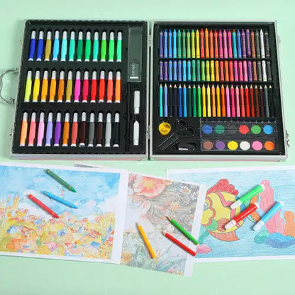 Set De Arte Profesional Para Niños De 145 Piezas Tipo Maleta