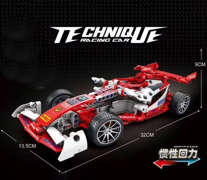 CARRO ARMABLE DE (456 pcs) FORMULA 1