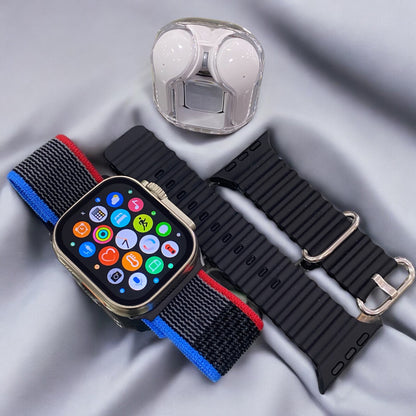 ¡LA COMBINACIÓN PERFECTA PARA TU RUTINA! SMARTWATCH + AUDIFONOS SMOKPU D100