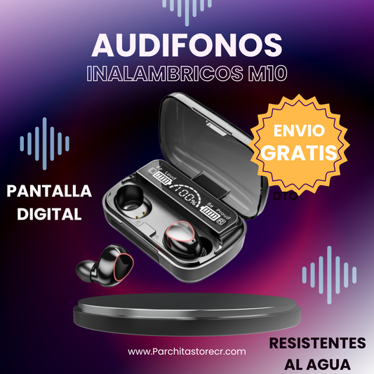 Audífonos Earbuds M10 Sonido Con Powerbank™