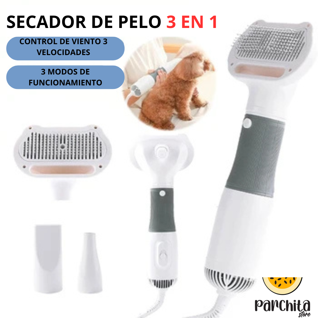 NUEVO SECADOR Y PEINADOR PARA TU MASCOTA. 3 EN 1