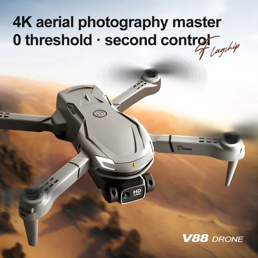 FlyDrone™ 4K HD V88 con cámara dual HD 1080 – INCLUYE MALETIN